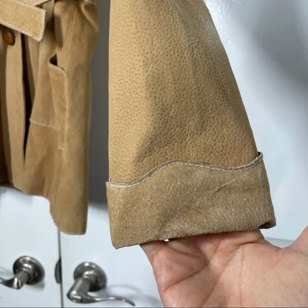 Vintage Styles 100% Genuine Leather Coat Jacket size M - Picture 14 of 15